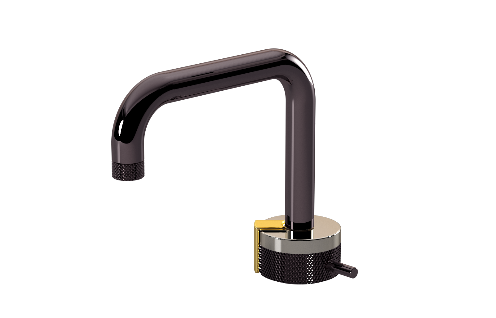 E-11500-R1PN-L2AU-OX Однорычажный прогрессивный смеситель для раковины - излив 15,3см GRAFF MOD+