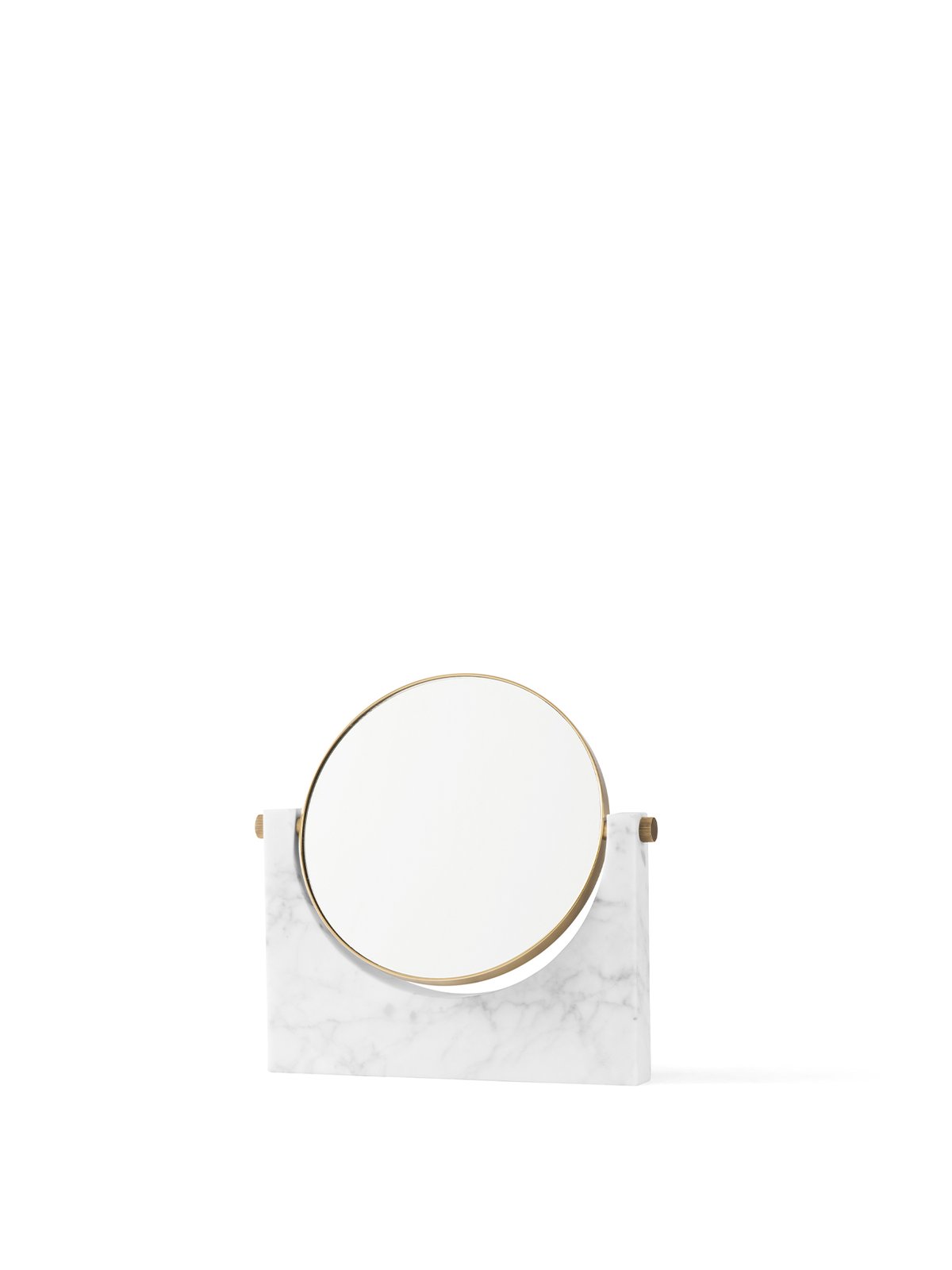 3600639 MENU Мраморное зеркало Пепе Латунь | Белый мрамор 