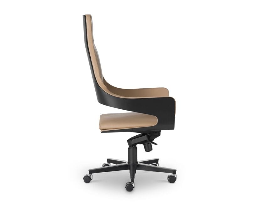 Кожаное офисное кресло с высокой спинкой i 4 Mariani силуэт ARCH-00090490 - Вид №1