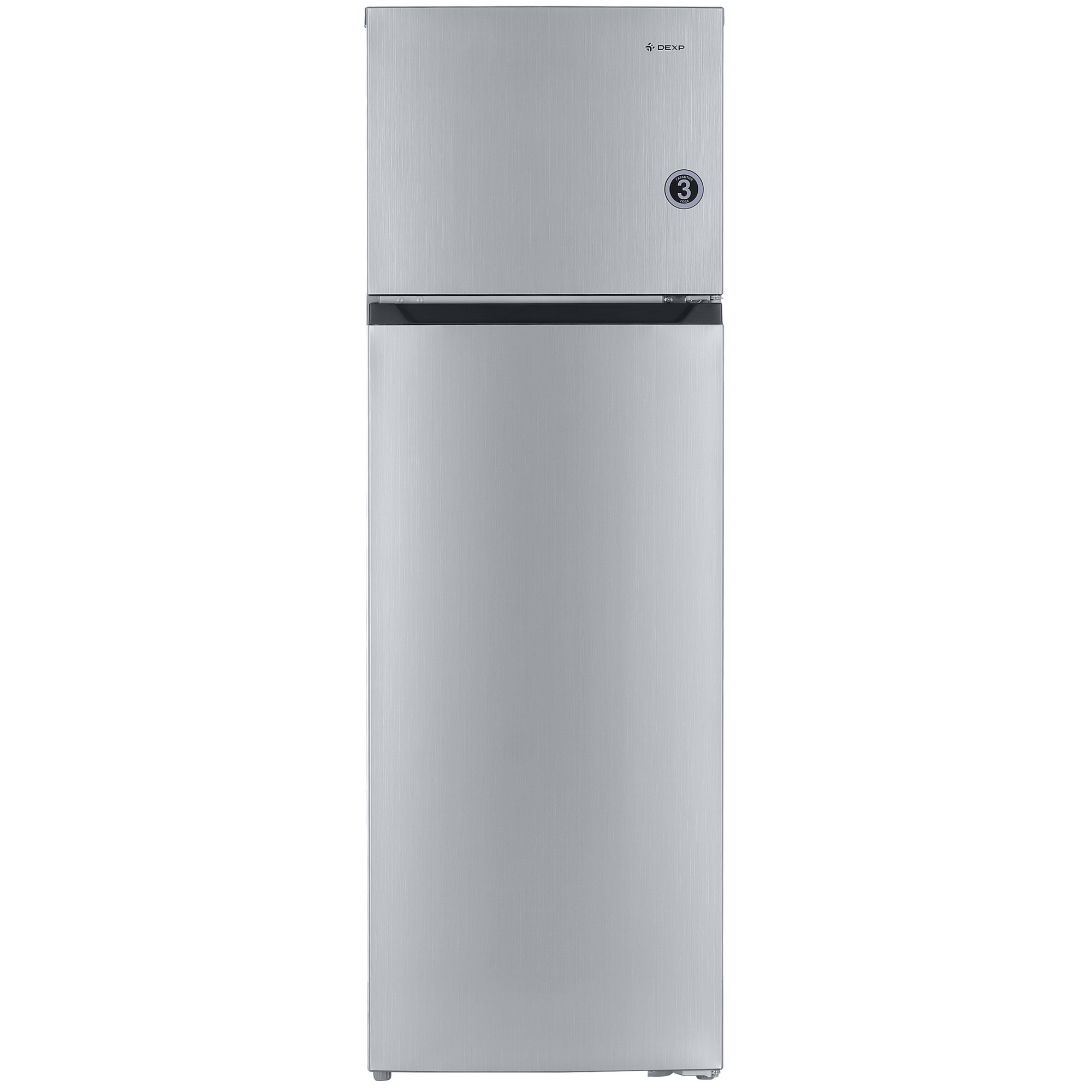 5408418 Холодильник с морозильником   DEXP T2-26AHA серебристый STDN-0018674 - Вид №2