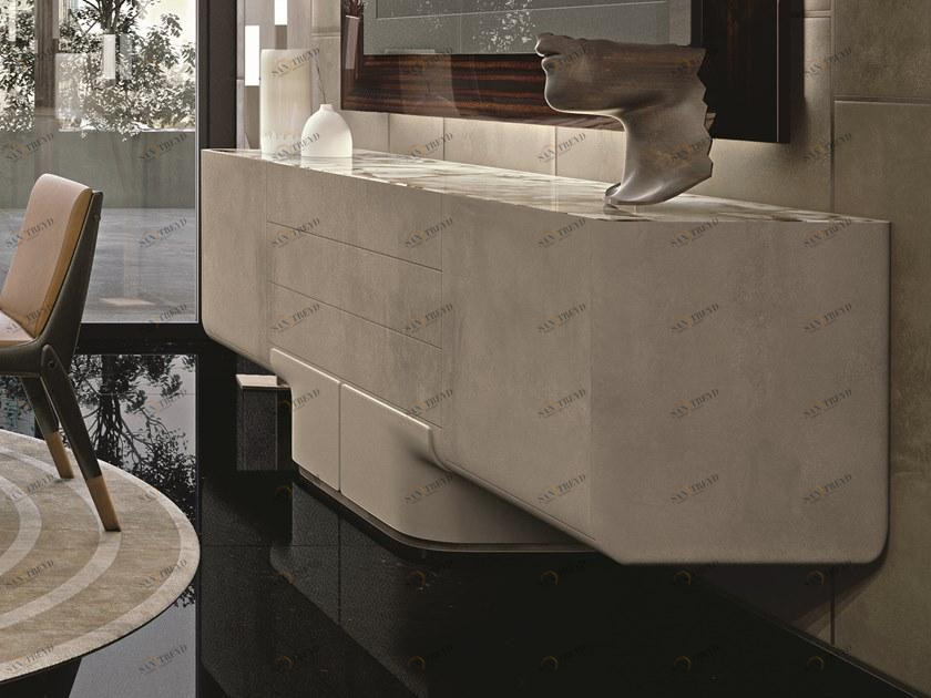 Longhi Кожаный буфет с ящиками Loveluxe 2019 – rhythm collection sun-id-1413807