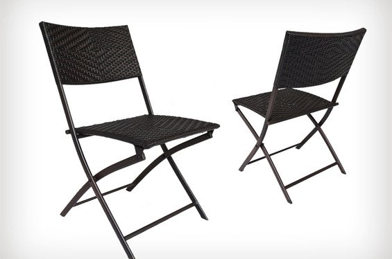 Обеденная группа на 4 персоны из искусственного ротанга коричневая Garden Way Vieux 760270 GARDEN WAY  00-3885123 Коричневый  - Вид №6