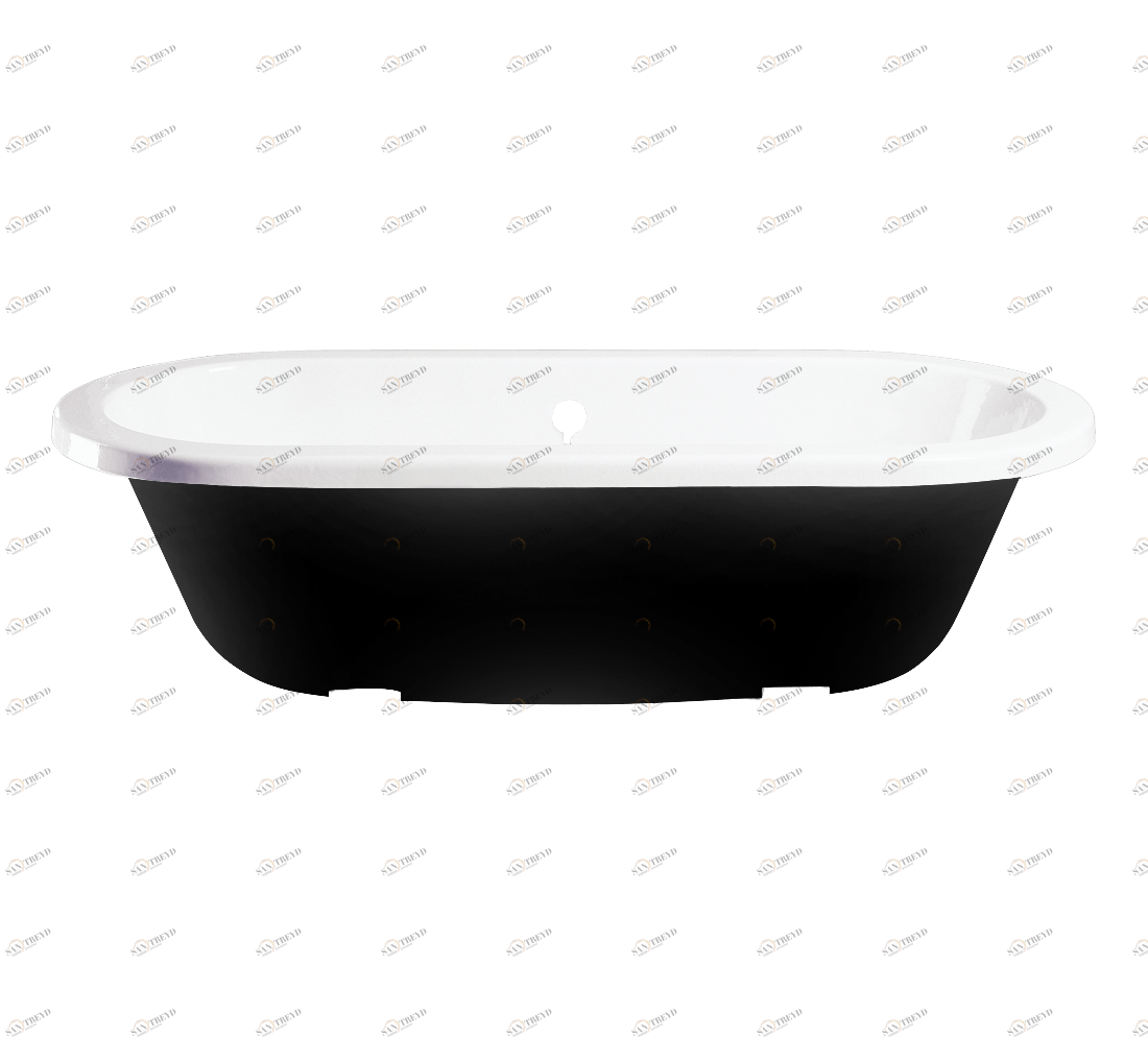 Gentry Home Bexley Cast iron bathtubs with feet Ral 9005 GH100899 