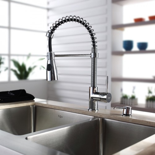 Смесители для кухни KPF-1612CH латунь под заказ krausru  - Вид №4