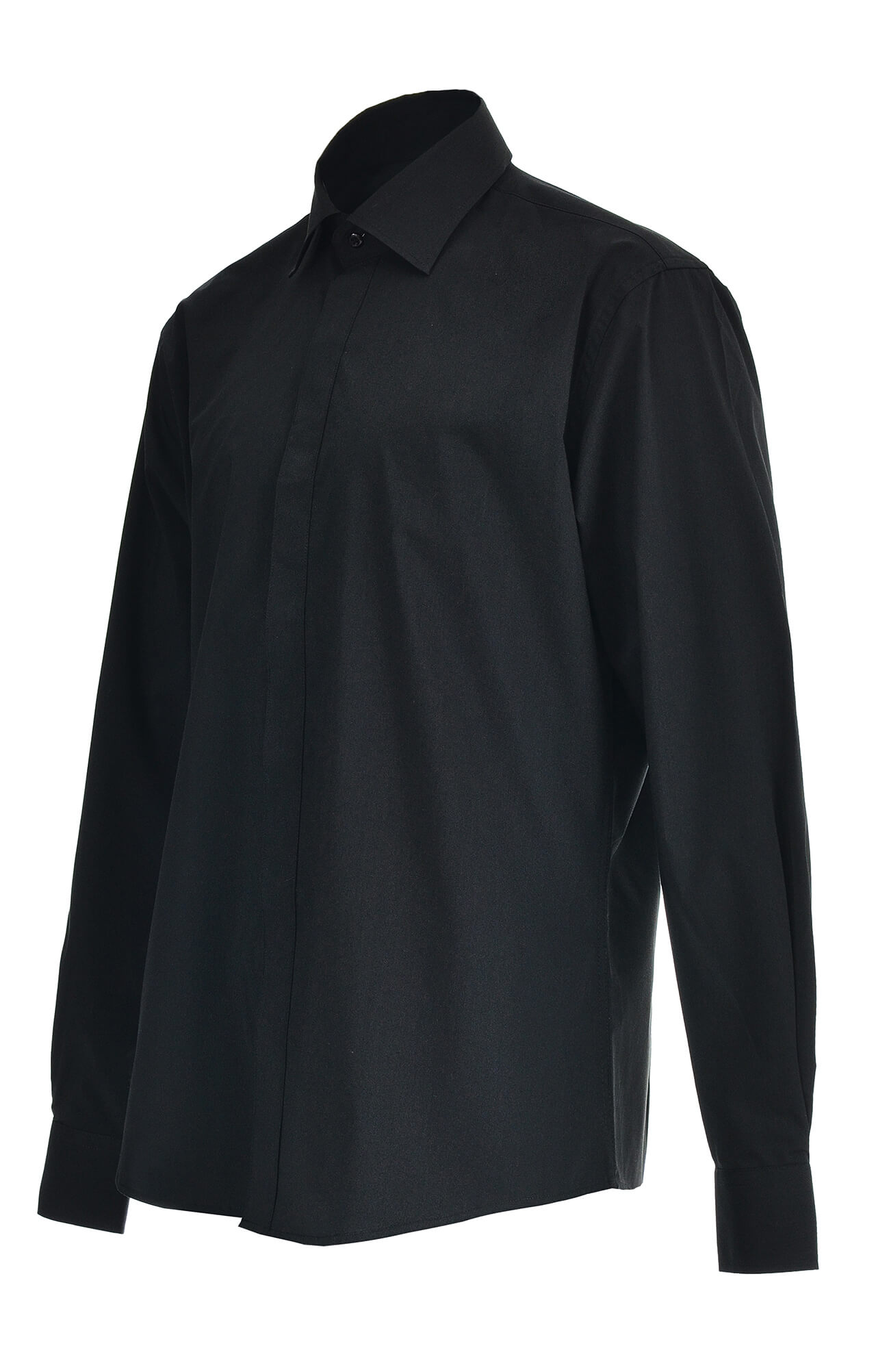 5030111 Рубашка мужская  black El-Risto  Корпоративная одежда  размер 45/182-188  - Вид №1