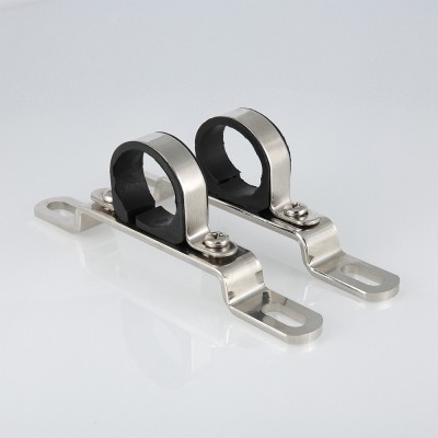 VTc.130.INS.0800 Пара низких кронштейнов для коллекторов из нержавеющей стали Valtec 1 1/2"  - Вид №5