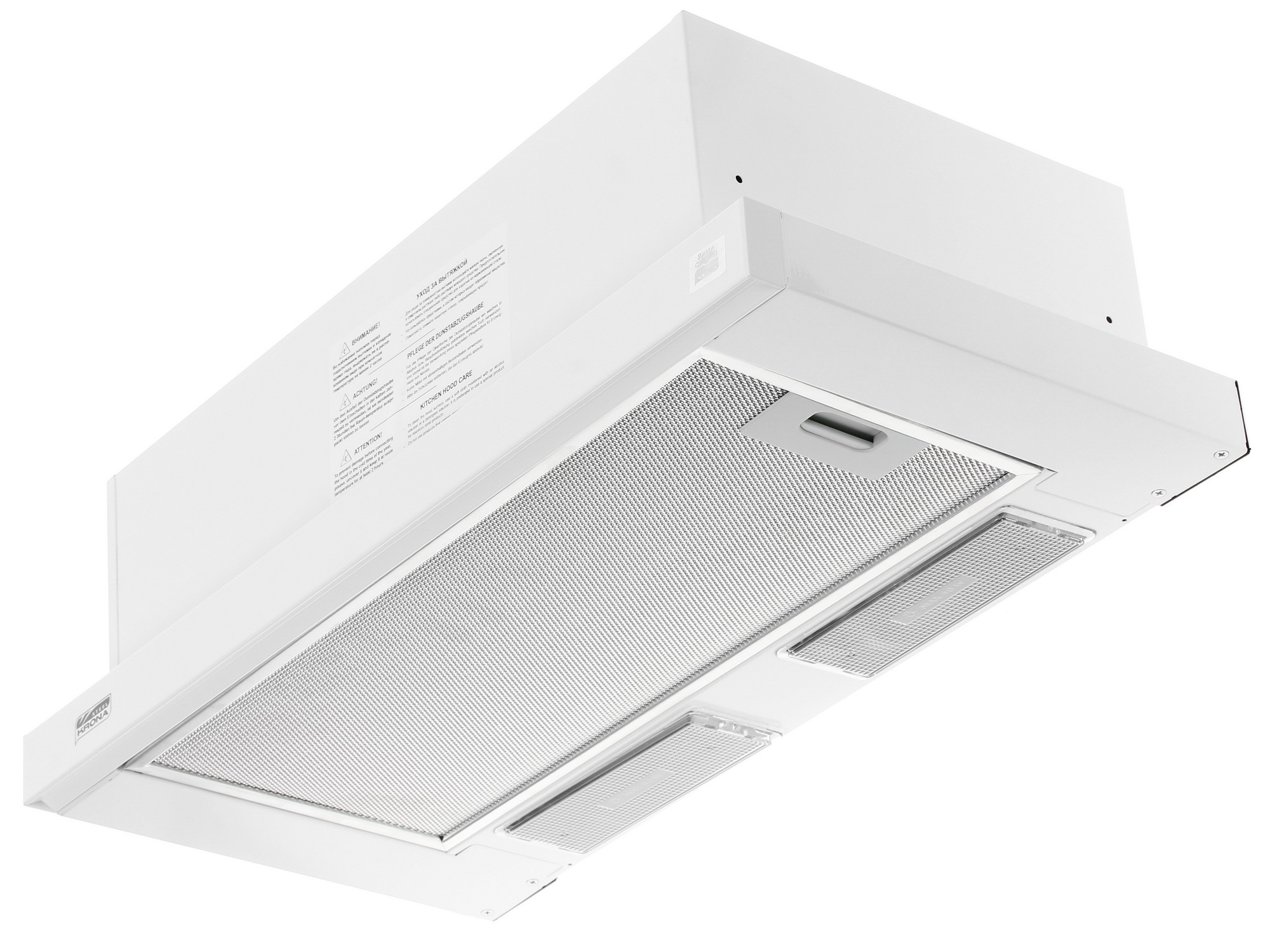 1273971 Вытяжка телескопическая KRONA KAMILLA 6002DNWH белый/белый STDN-0012060 - Вид №3