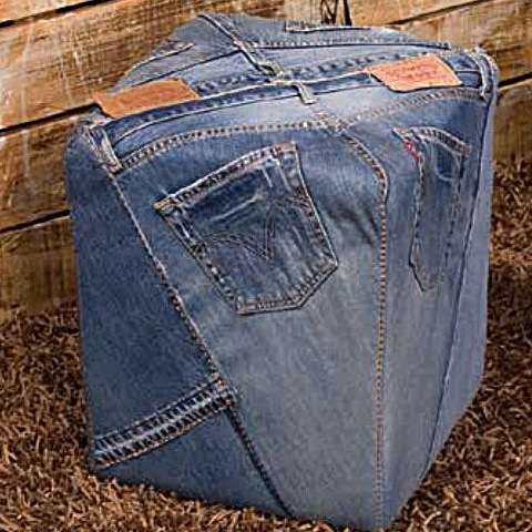 002247 Квадратный пуф Contradiction Jeans Santreyd