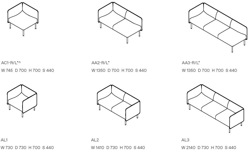 Ross Gardam Модульный тканевый диван Adapt sun-id-1511371 - Вид №12