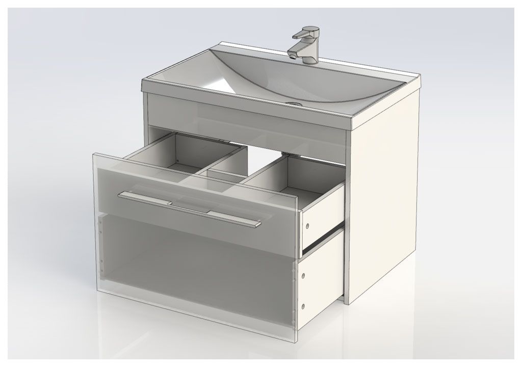 Тумба с раковиной Aquanet Августа 75 дуб сонома 0021002900204118 - Вид №4