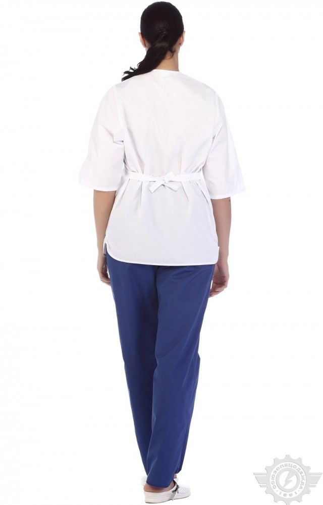 66192 Куртка "Сервис" белая  Медицинская одежда  размер 48/158-164 Спецодежда  - Вид №11