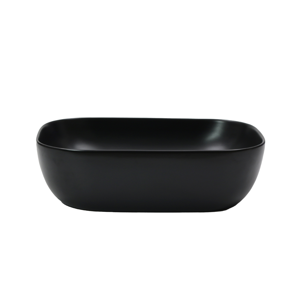 Накладная раковина melana mln-320328mb матовая черная 320328MB-805 - Вид №3