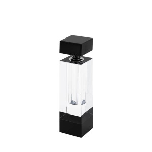 600906-CB ABHIKA БУТЫЛКА ДЛЯ ДУХОВ НАПИТКА CLEAR/BLACK