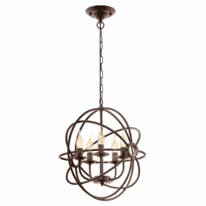 Подвесная люстра Eglo Ebrington 49773 EGLO ДИЗАЙНЕРСКИЕ, EBRINGTON, ШАР 057003 Коричневый