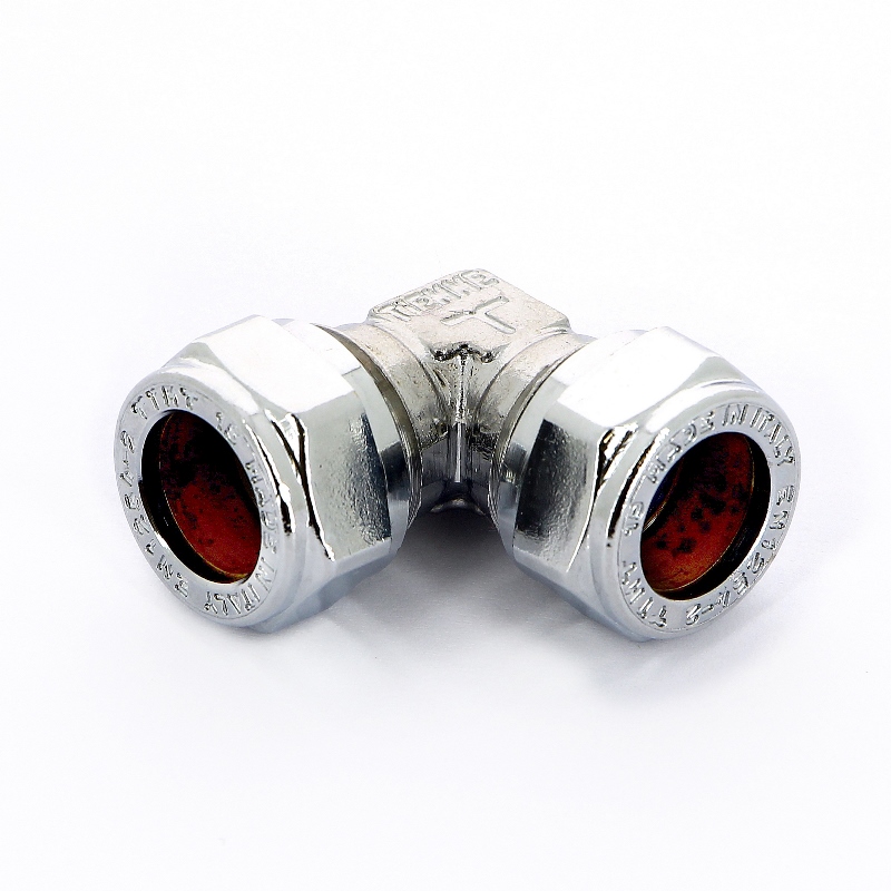 Угол обжим хромированный TIEMME 15 1130009