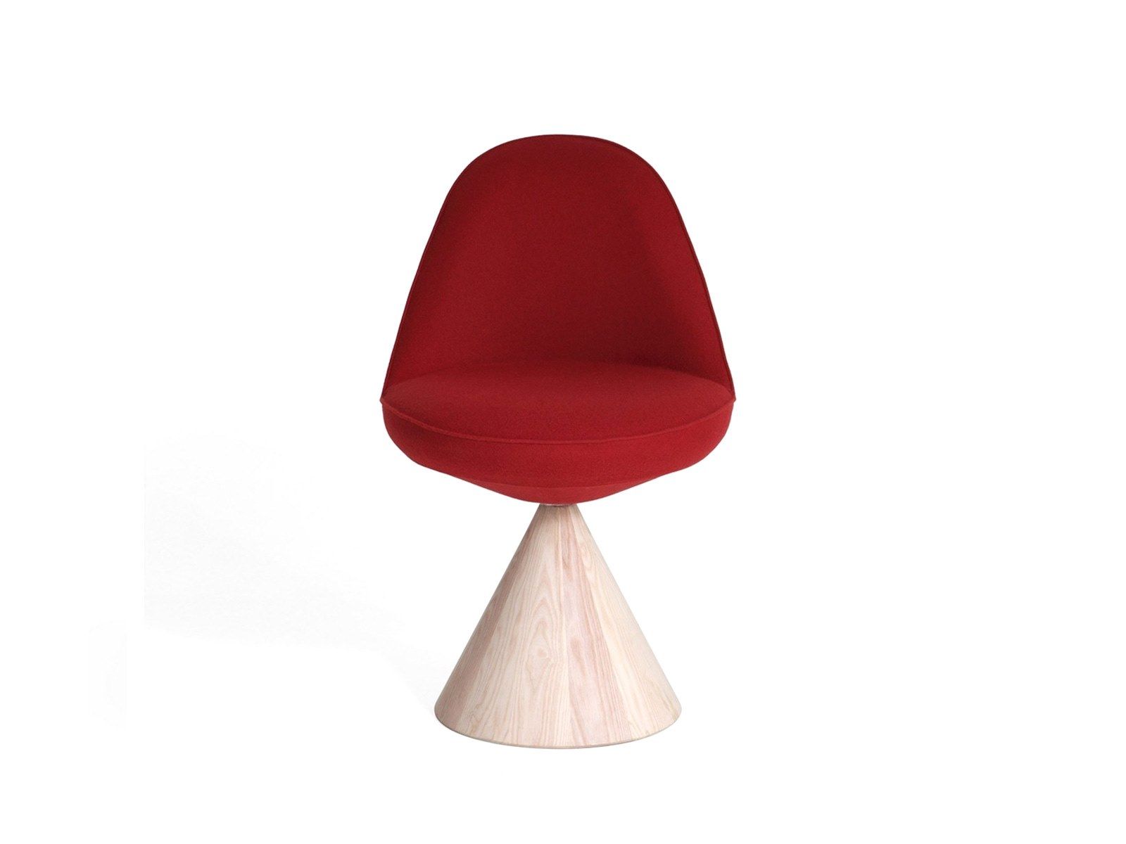 Поворотный стул из массива дерева и ткани Porro ROMBY ARCH-00144246 - Вид №2