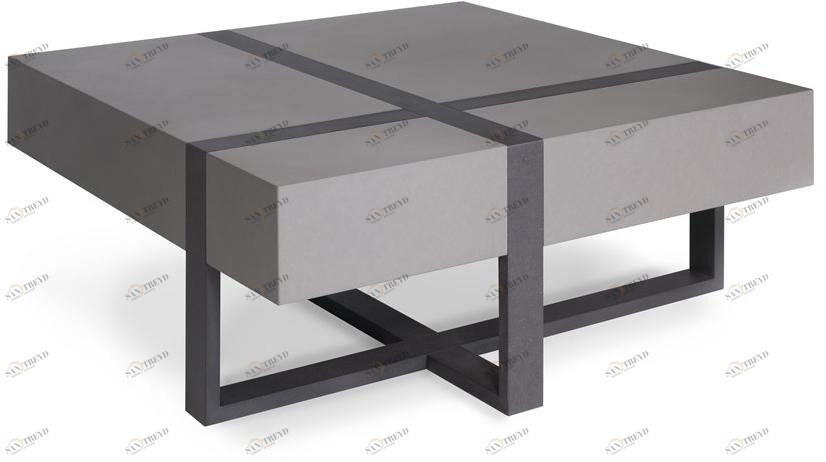 ARKOF LABODESIGN Квадратный журнальный столик из valchromat® sun-id-1400917