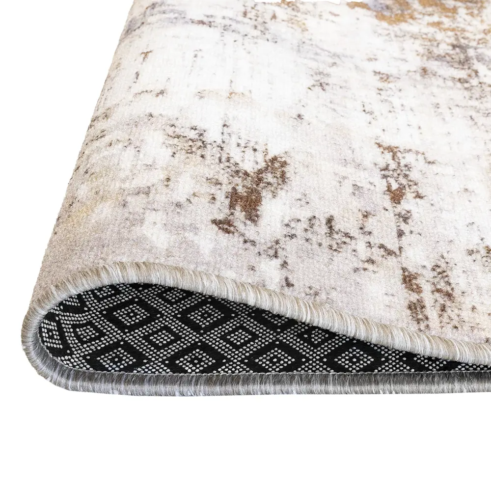 Ковер РОЯЛТАФТ Colaris бежевый 80x150 см с антискользящим покрытием 89418234 STLM-1575024 - Вид №1