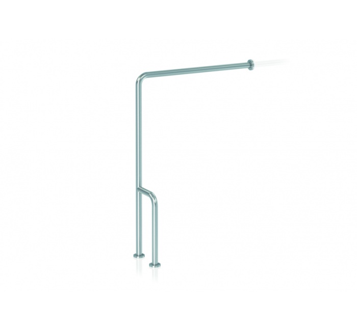 GW11 13 04 02 Genwec Правая стена из полированной нержавеющей стали до пола 90º бар 