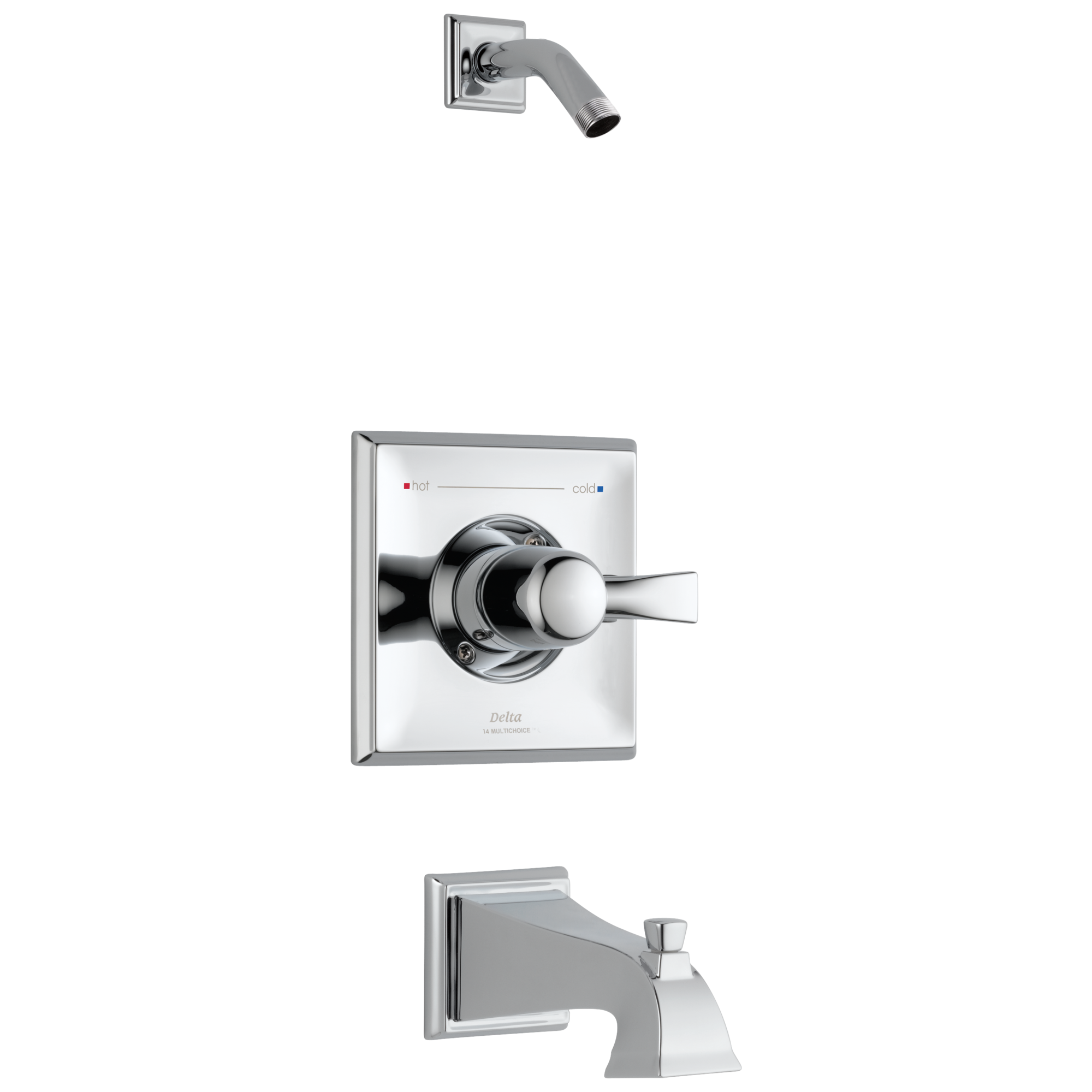 T14451-LHD Для ванны и душа Monitor® 14 Series - без напора Delta Faucet Dryden Хром 