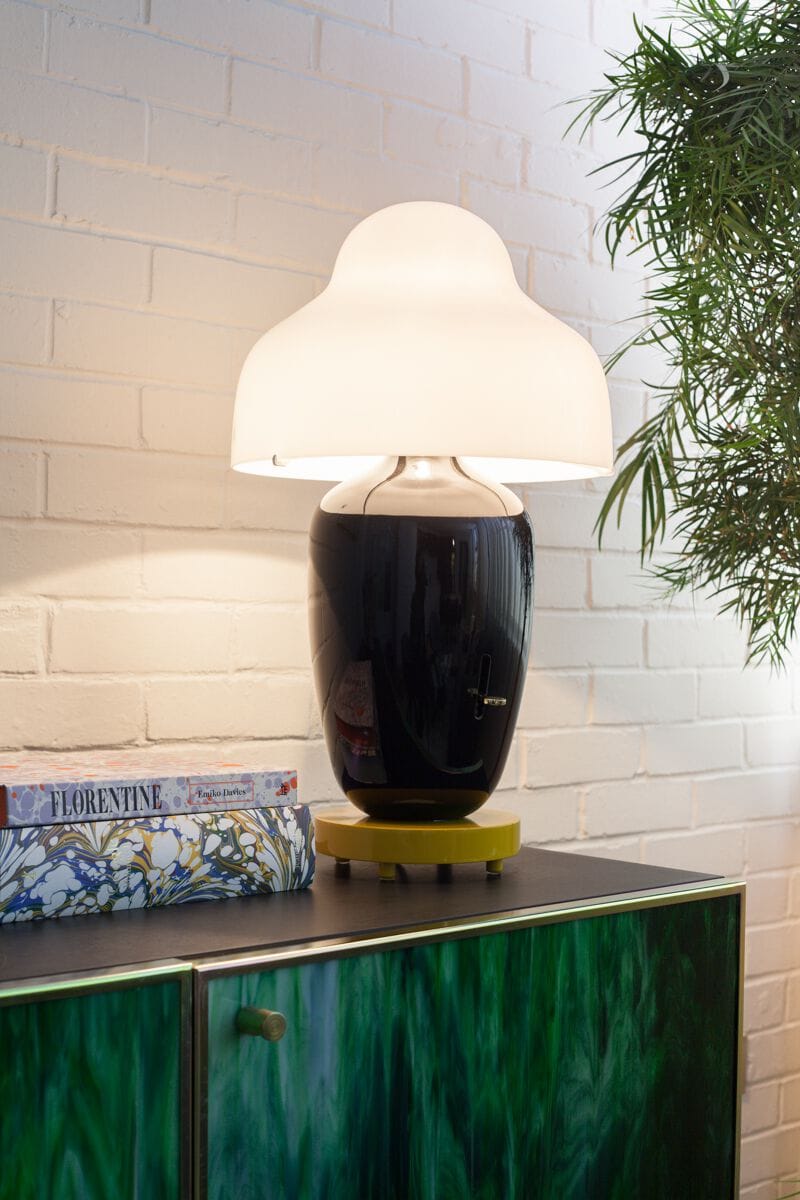 Керамическая и выдувная стеклянная настольная лампа с диммером PARACHILNA Chinoz ARCH-00004625 - Вид №17