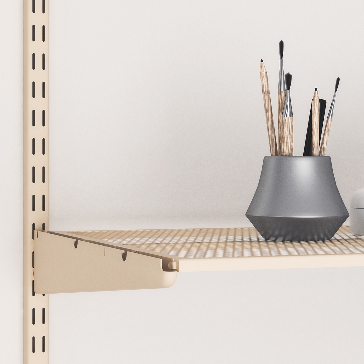 Мелкосетчатая полка , 590x420 мм, магнолия LJPS0510 Public Steel Россия  - Вид №1