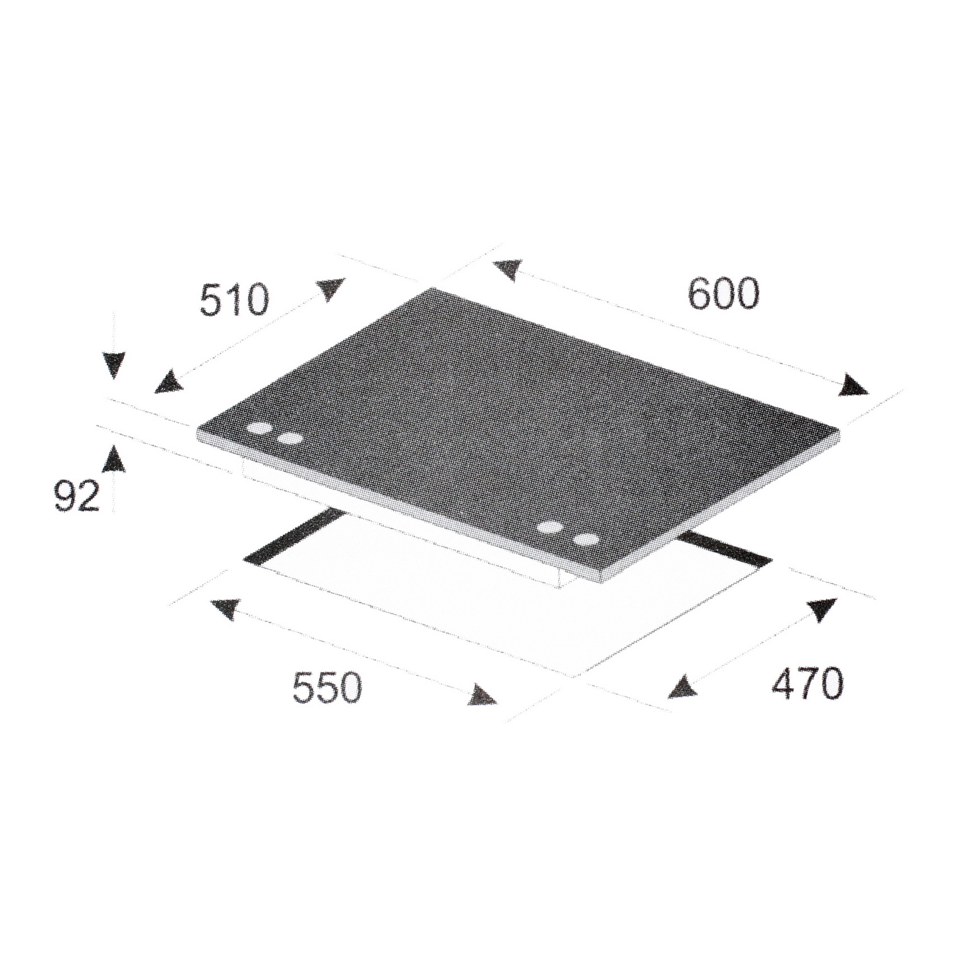 8153778 Газовая варочная поверхность Kaiser KCG 6394 W Turbo Romb STDN-0138069 - Вид №6