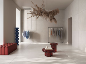 Пол / керамогранит с эффектом цемента