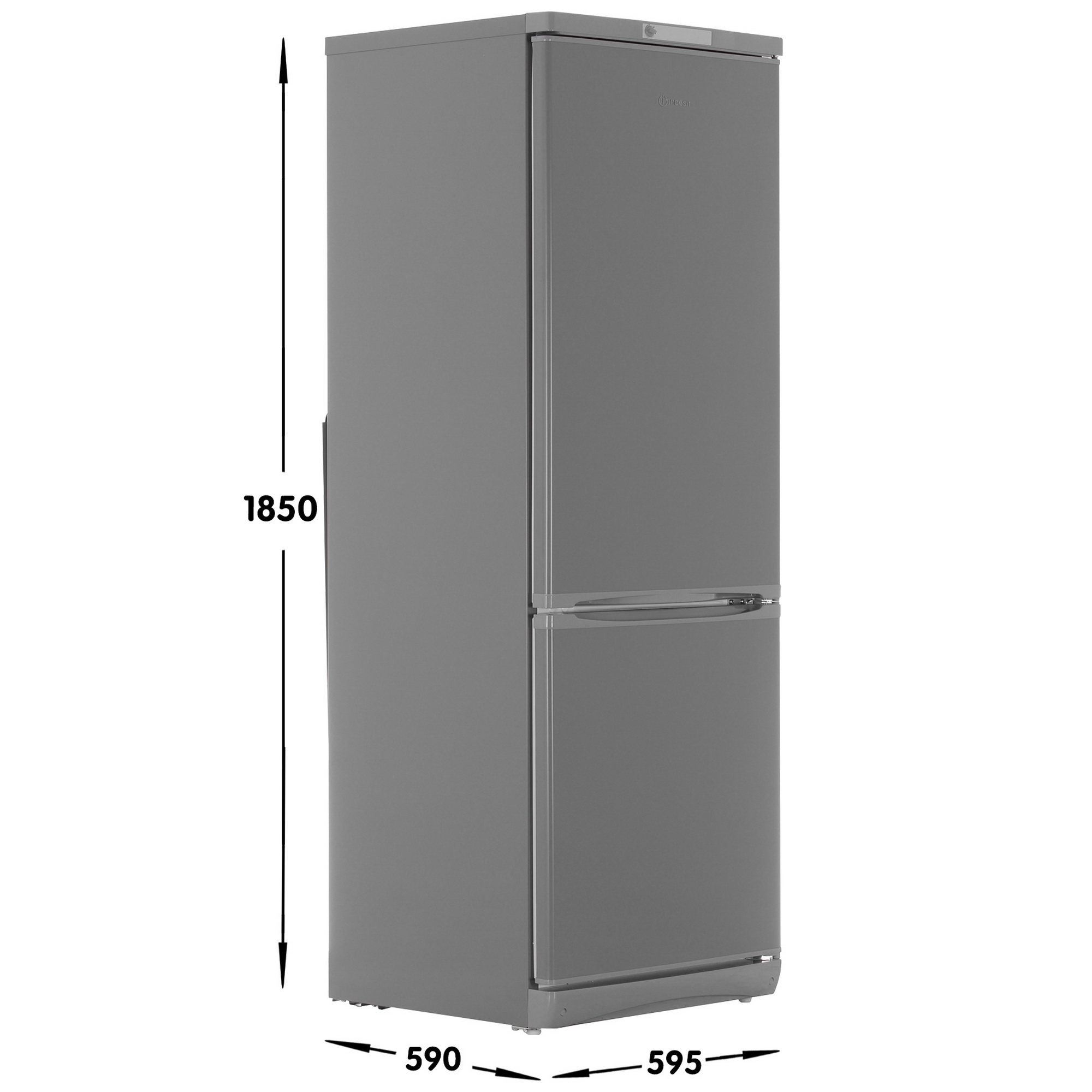 9283675 Холодильник с морозильником   Indesit ES 18 GA серебристый STDN-0002945 - Вид №6