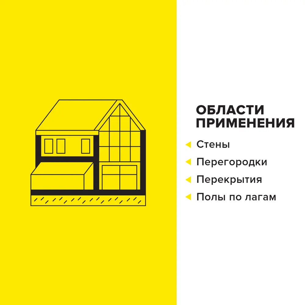 Утеплитель Технониколь Универсал 100 мм 6 шт 600x1200 мм 4.32 м² STLM-2188896 - Вид №4