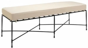 JANUS et Cie Садовая скамейка из нержавеющей стали без спинки Amalfi