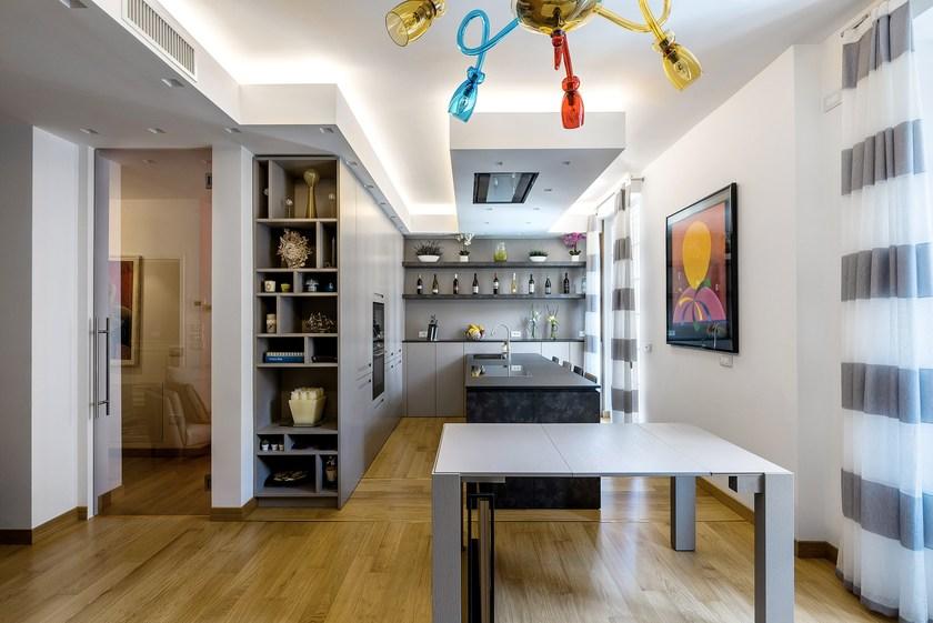 TM Italia Cucine Кухня из дуба и камня с полуостровом sun-id-1373434 - Вид №4