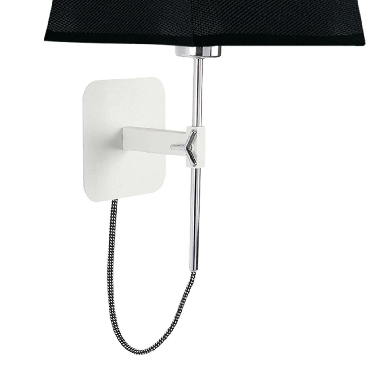 065625 Бра 5318+5240 черный абажур, белая основа Mantra Habana - Вид №3