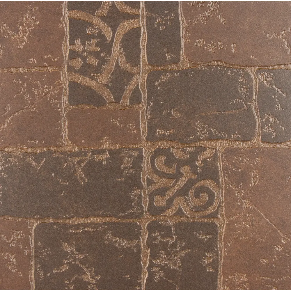 Керамогранит Керамин Грес Рустик Бастион 40x40 см 1.76 м² матовый цвет коричневый STLM-2105182 - Вид №1