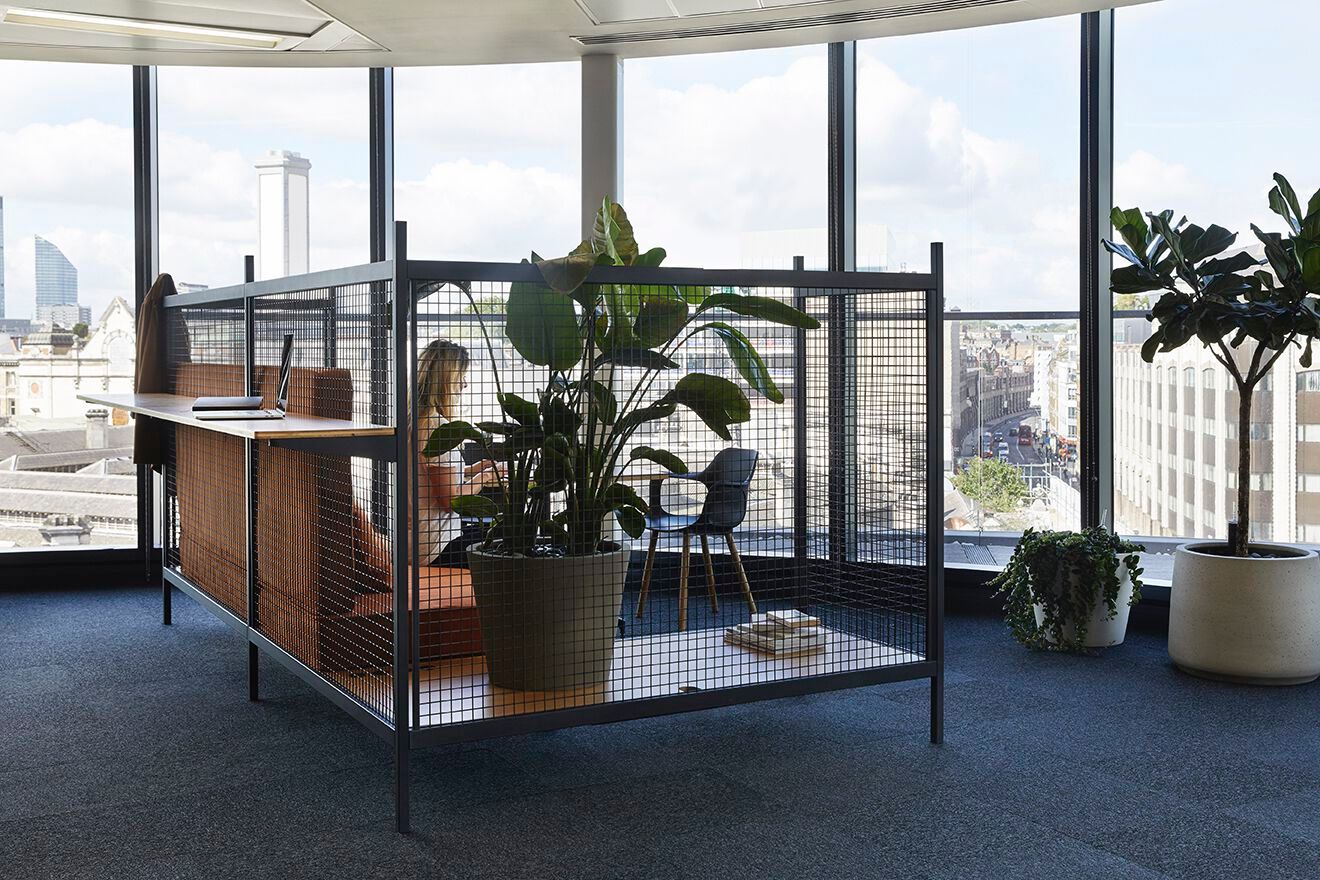 Офис двухсторонний угловой диван Established&Sons сетка ARCH-00116515 - Вид №10