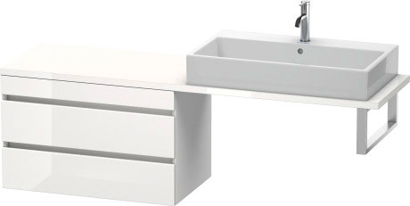 DS532902222 DuraStyle Шкафчик для компактной консоли Белый глянцевый декор Duravit - Вид №2