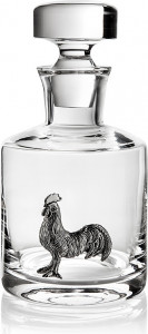 10601054 Wutschka Набор из графина для виски 0,75л и двух стаканов для виски 200мл "Петух" Хрусталь