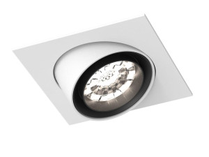 Литой алюминиевый поворотный квадратный встраиваемый прожектор