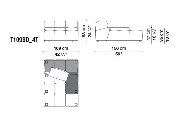 Модульный диван B&B Italia Tufty Time ARCH-00144354 - Вид №18