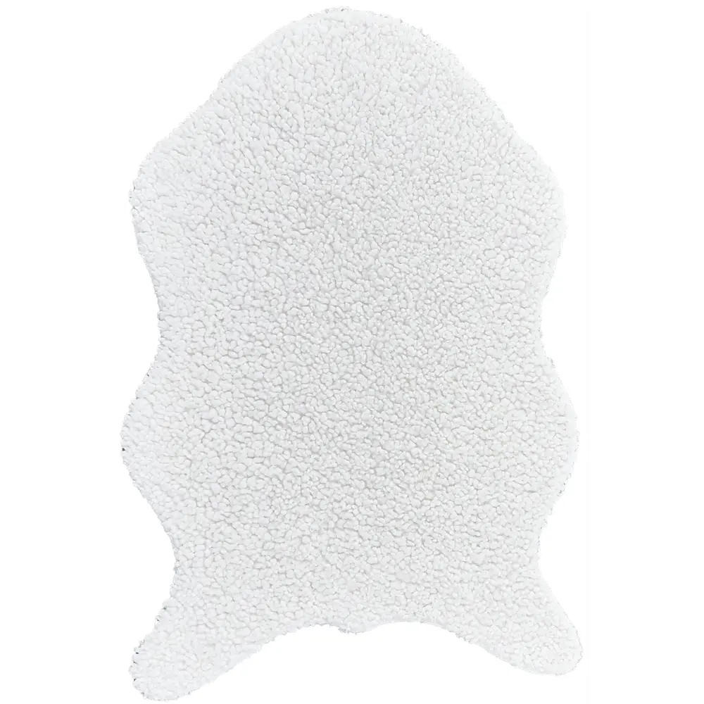 Ковер-шкура Teddy 60x90 см полиэстер цвет белая 89369392 STLM-2045594 Santreyd  - Вид №1