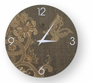 LIGNIS® Настенные часы из дерева с лепниной Dolcevita marrakech 10.044 / 10.122