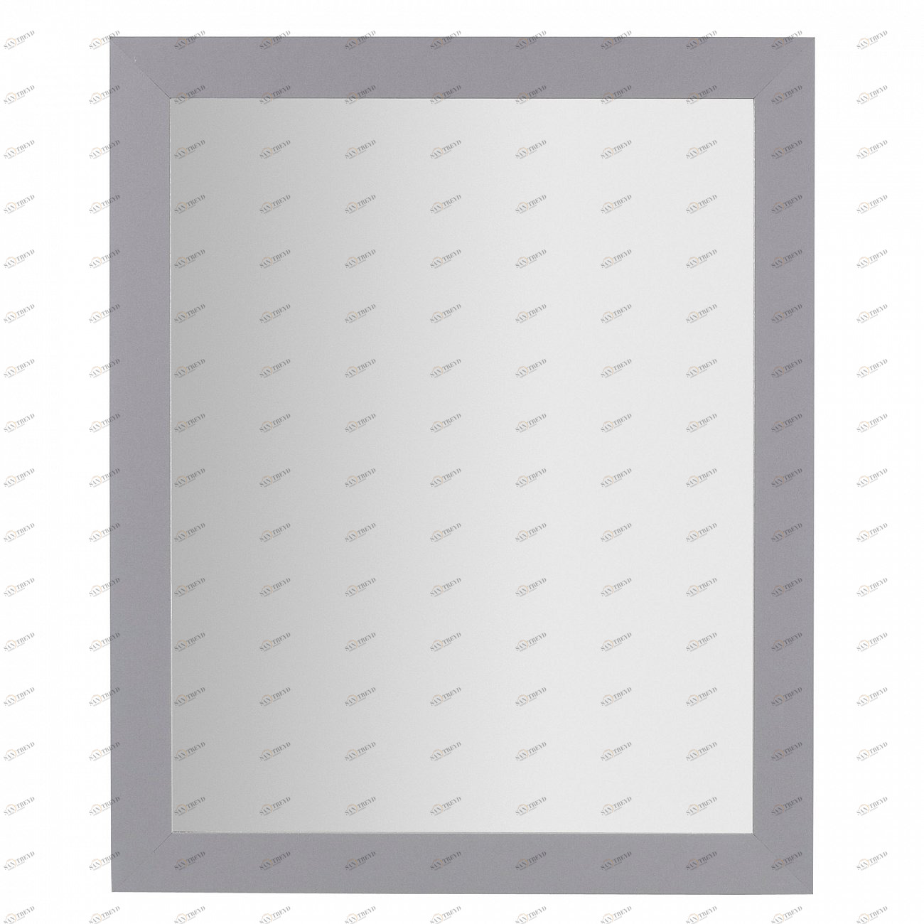 Зеркало прямоугольное настенное серое Junko 47x57 серое дерево от La Forma LA FORMA ДИЗАЙНЕРСКИЕ 342808 Серый 