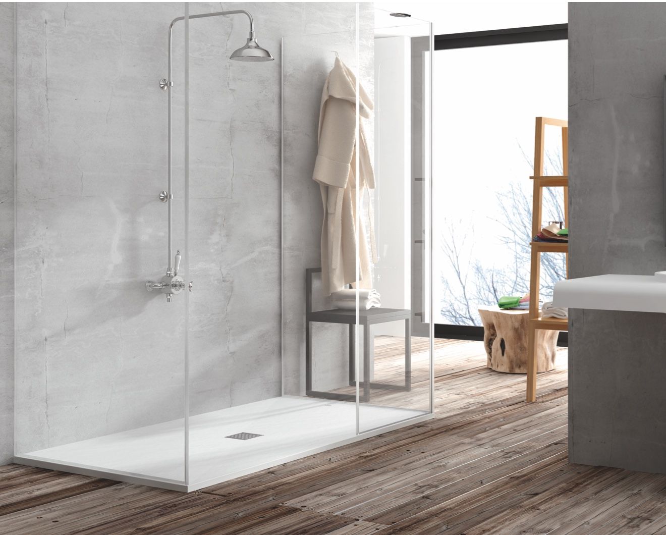 MCBATH Coliseo Stone Nox 160x80 прямоугольный графитовый sun-id-1959678 - Вид №4