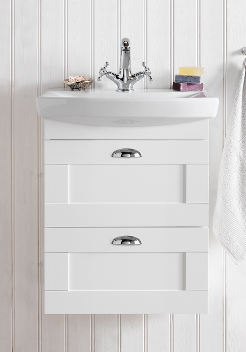 1751425 Life 700 M Шкаф Для Умывальника И Передняя Рама Ящика ... Hafa  Белый 