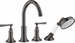 16550340 Смеситель для ванны на край на 4 отверстия с рычажными ручками AXOR MONTREUX