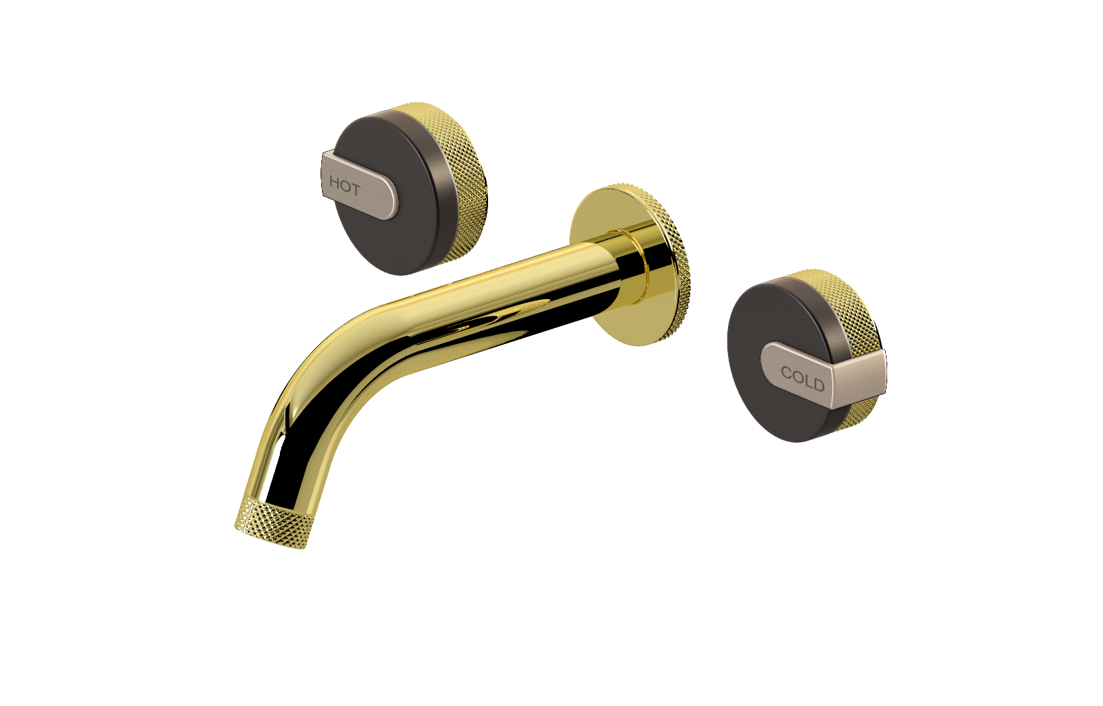 E-11530-R1GM-L1SN-PB Смеситель для умывальника из 19,1см носикем (внешняя часть) GRAFF MOD+