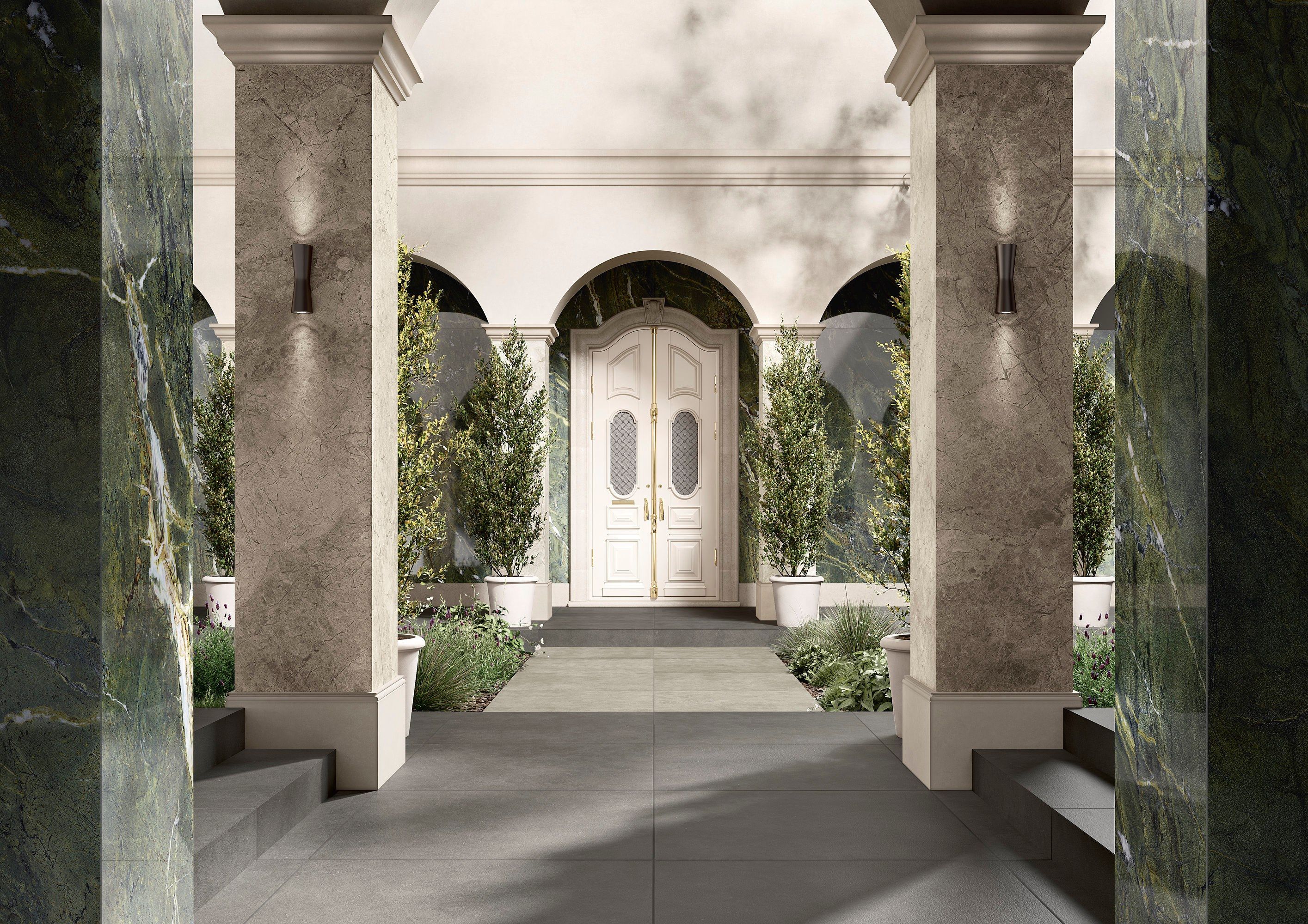 Пол / облицовка керамогранита с эффектом камня Fiandre фьорд ARCH-00109720 - Вид №7