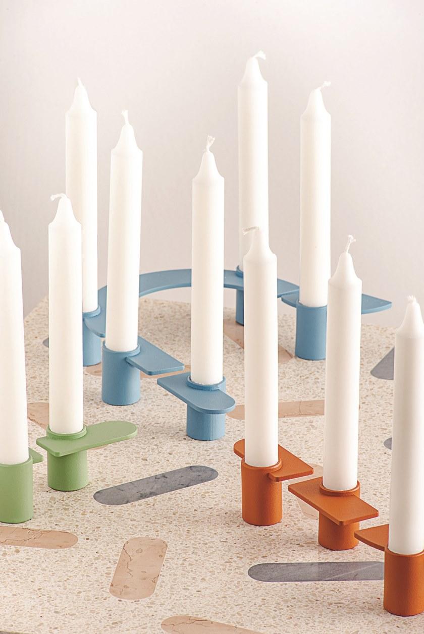 FORMAE Подсвечник из стали с порошковым покрытием Roommate sun-id-1508205 - Вид №6