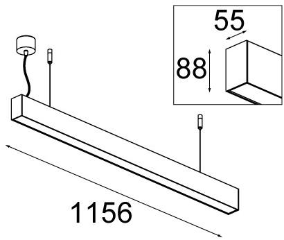 Modular Lighting Instruments Светодиодная подвесная лампа H55 sun-id-1502147 - Вид №2