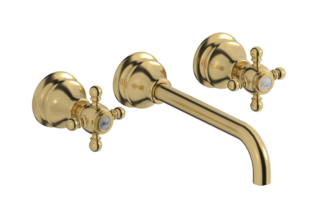 Смеситель с длинным изливом для раковины WE ARE IB hr307os Brushed Gold Hermes